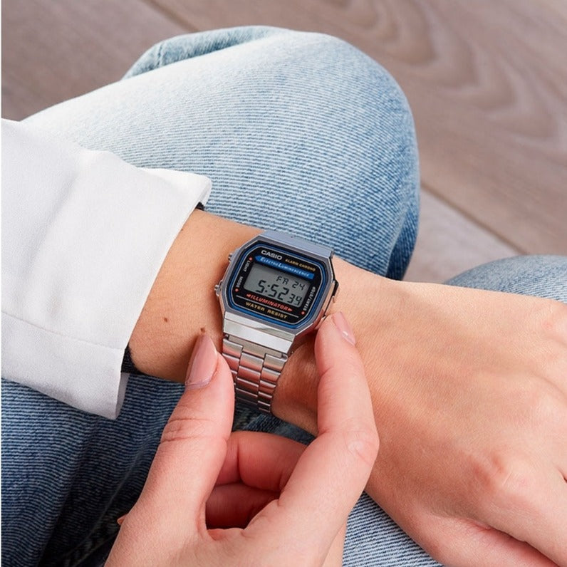 Reloj Casio A-016 + Pulsera de Regalo