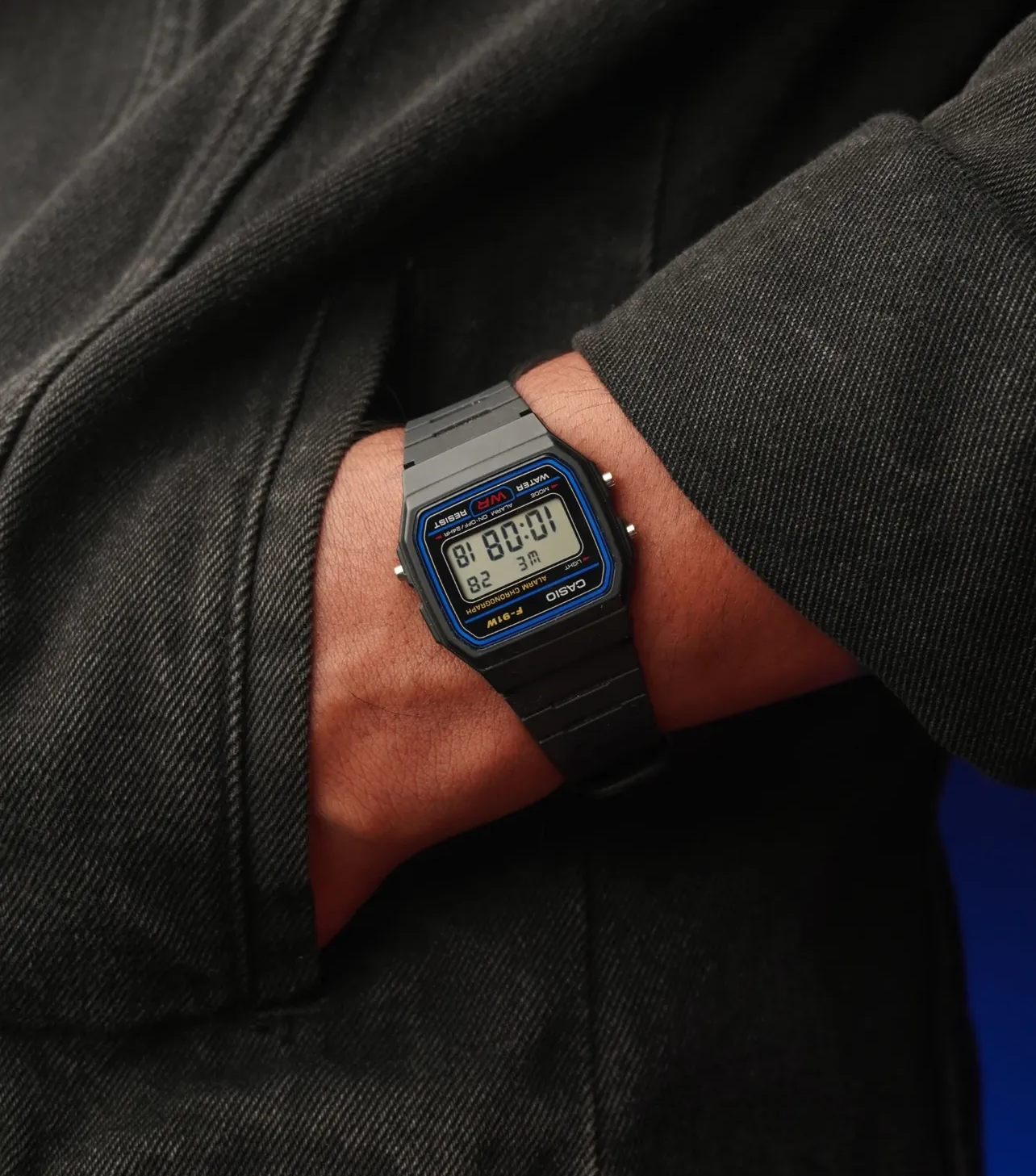 Reloj Casio F-91W Negro