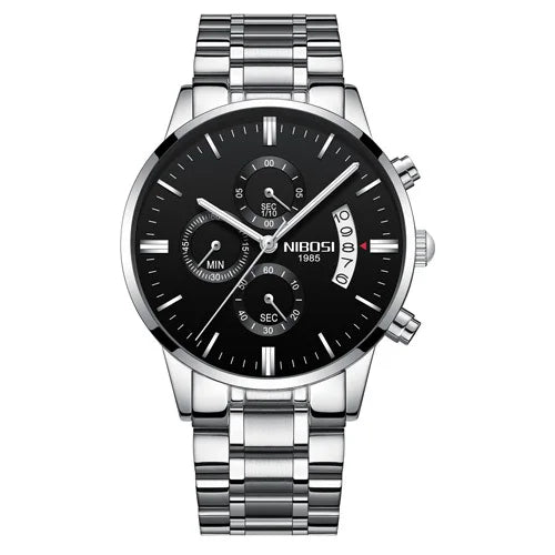 Reloj Nibosi Tempus-Plateado