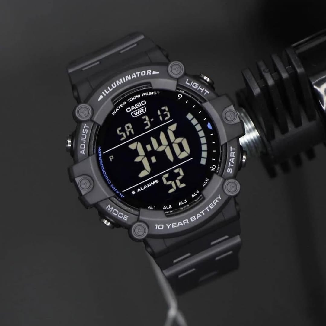 Set Relojes Casio Pareja l LW 204 + AE-1500 l