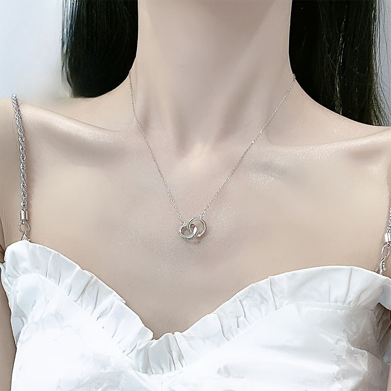 Collar Entrelazos l Plata 925