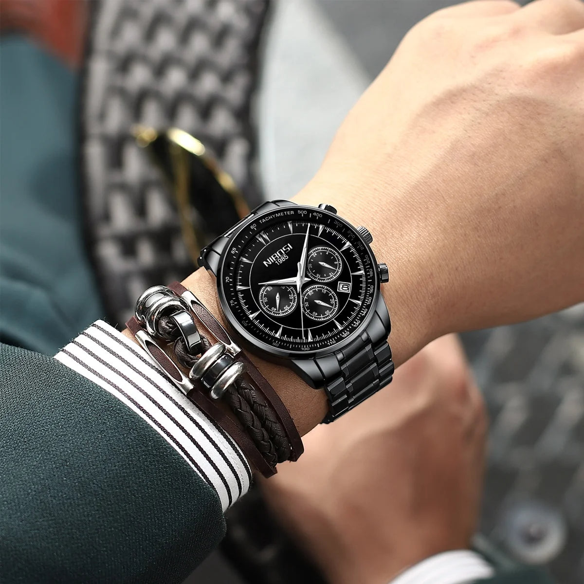 Reloj Nibosi Negro