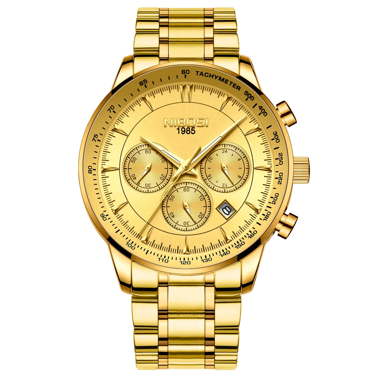 Reloj Nibosi Dorado Elegante