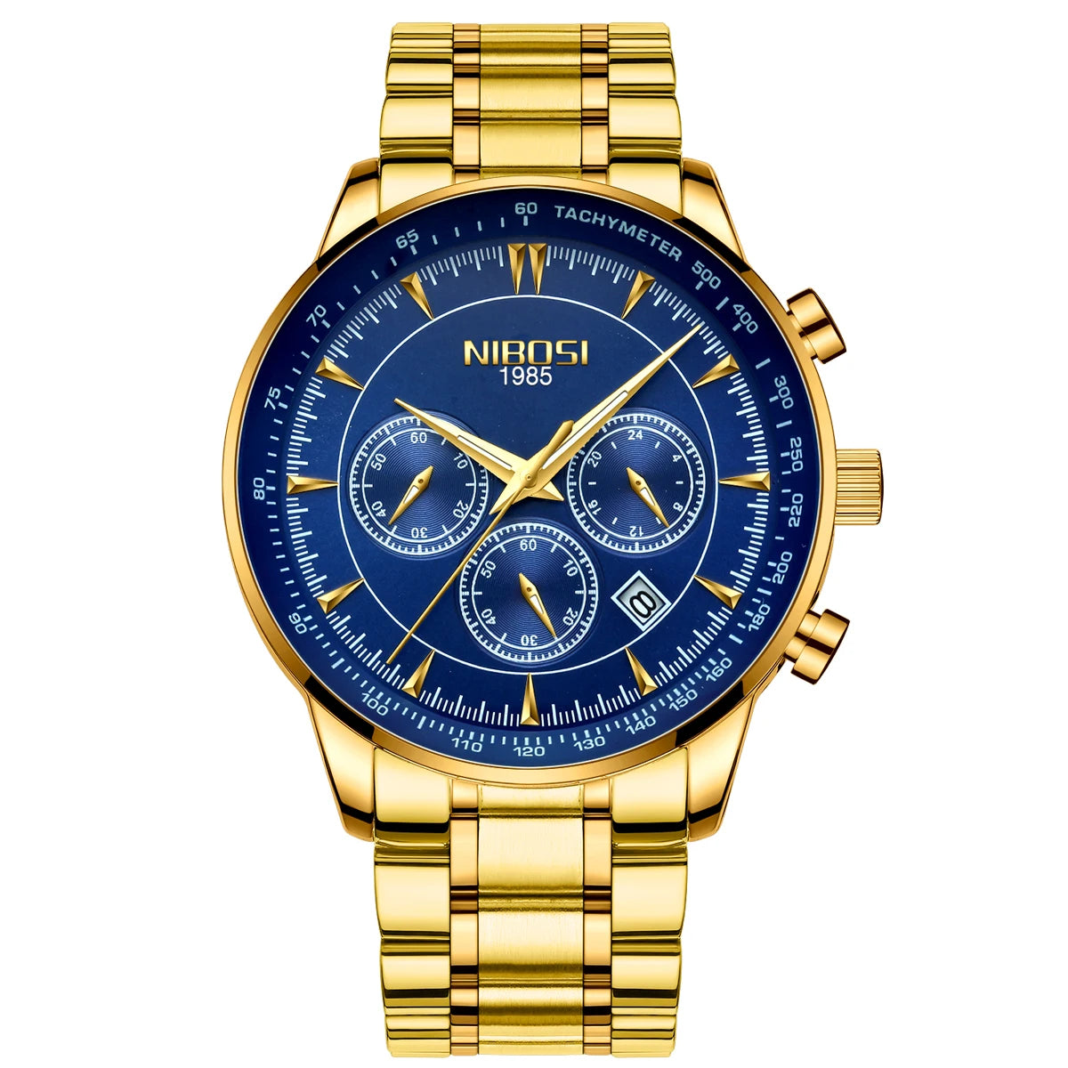 Reloj Nibosi Dorado Elegante