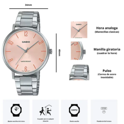 Reloj Casio l LTP-VT01 l