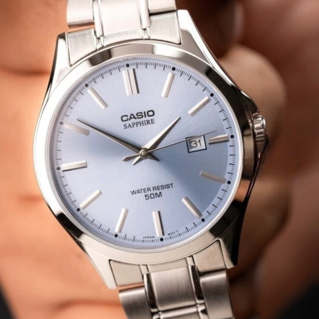 Reloj Casio l MTP-115 Cristal de záfiro l