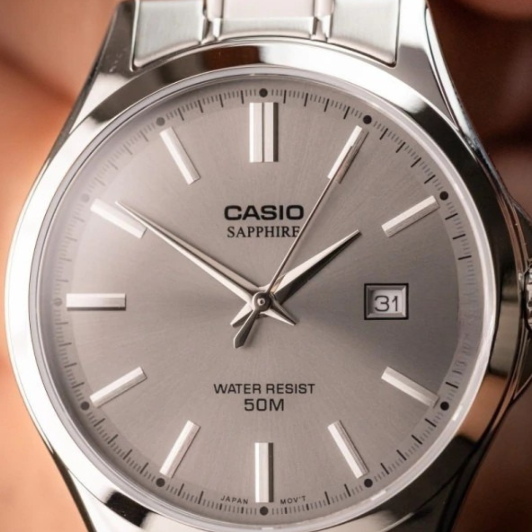Reloj Casio l MTP-115 Cristal de záfiro l