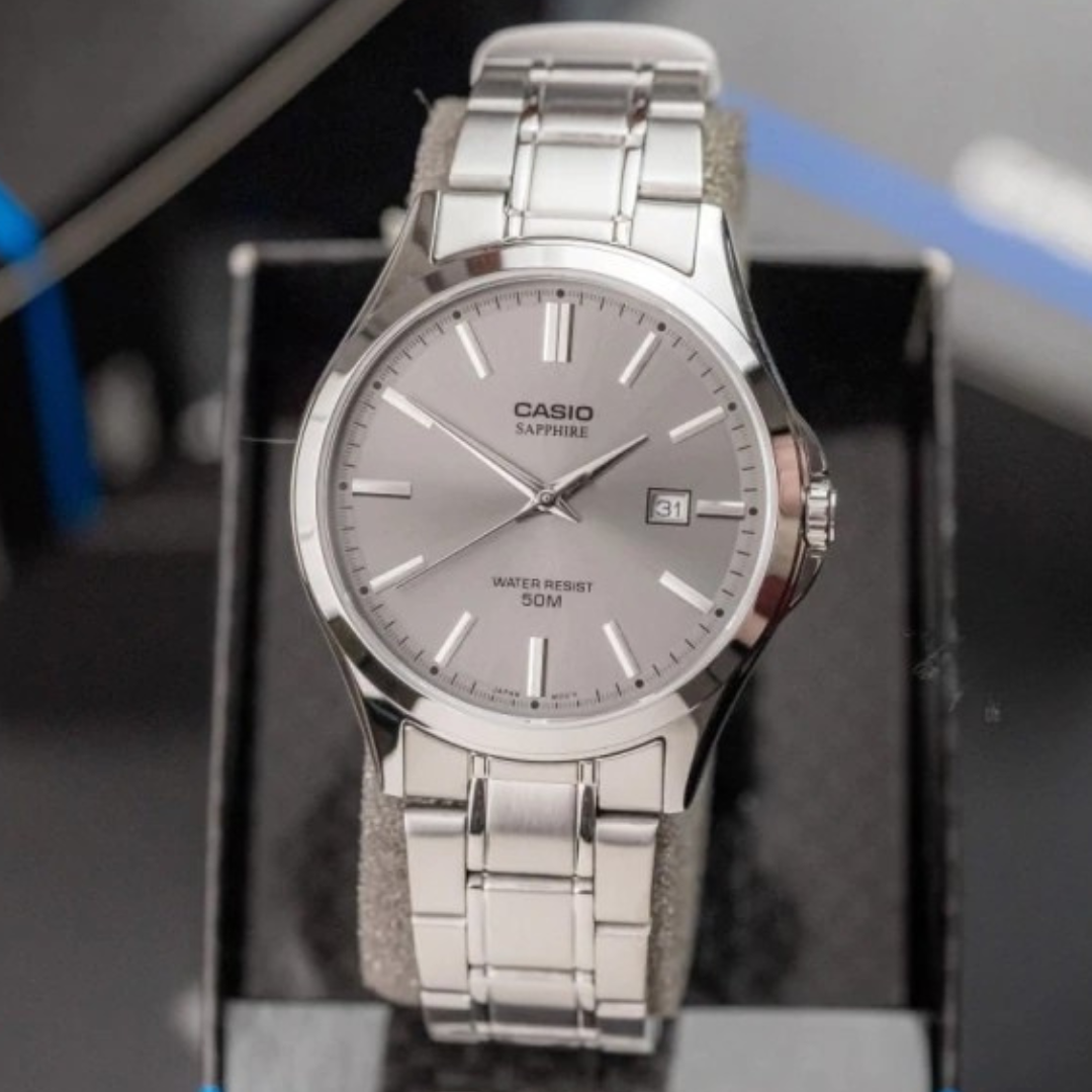 Reloj Casio l MTP-115 Cristal de záfiro l