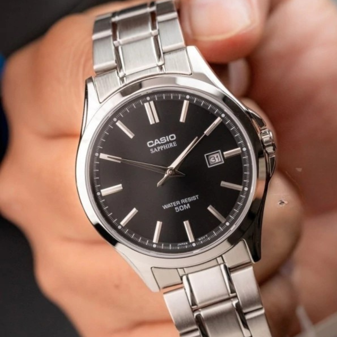 Reloj Casio l MTP-115 Cristal de záfiro l