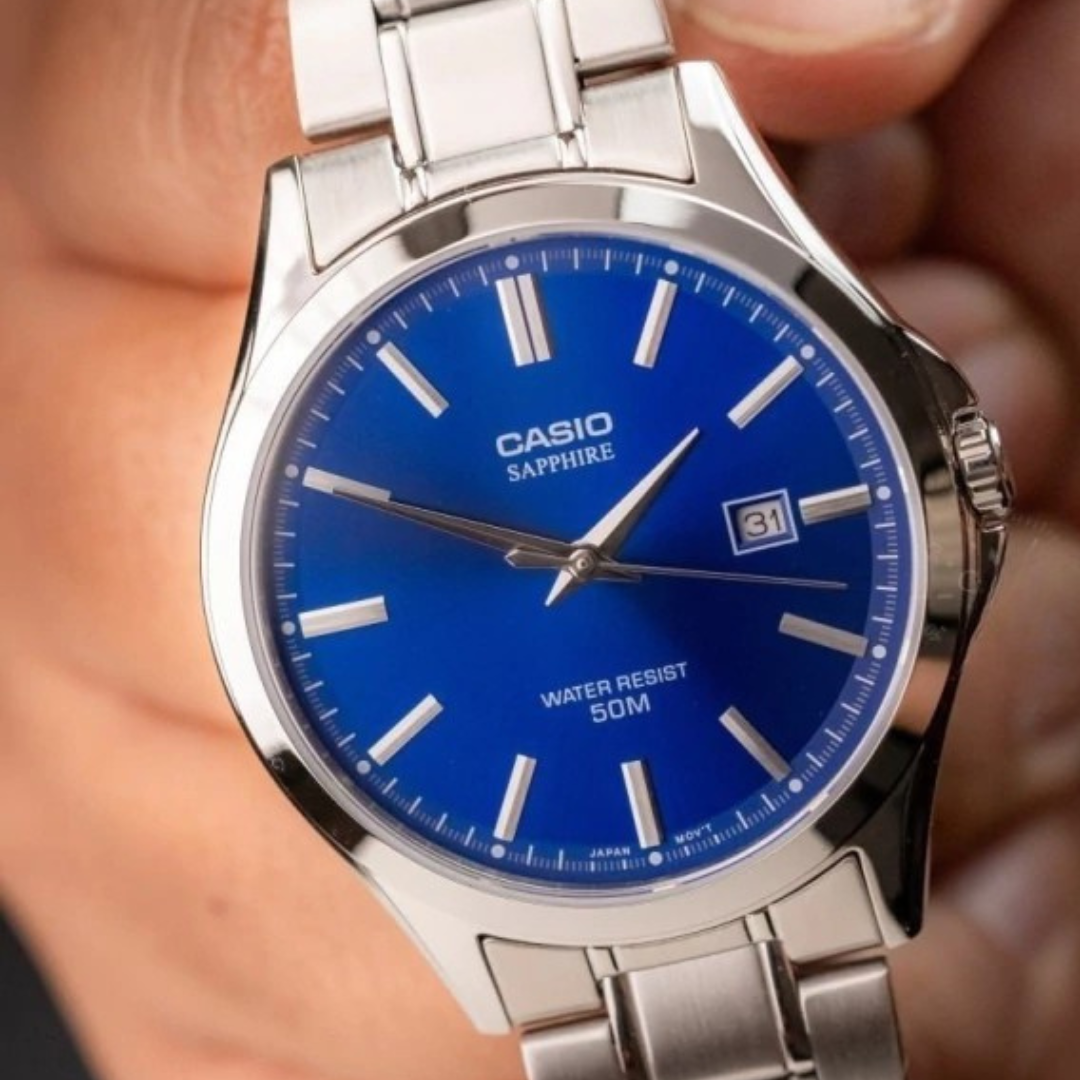 Reloj Casio l MTP-115 Cristal de záfiro l