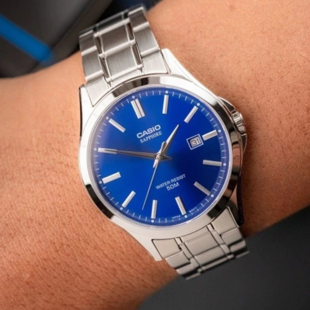 Reloj Casio l MTP-115 Cristal de záfiro l