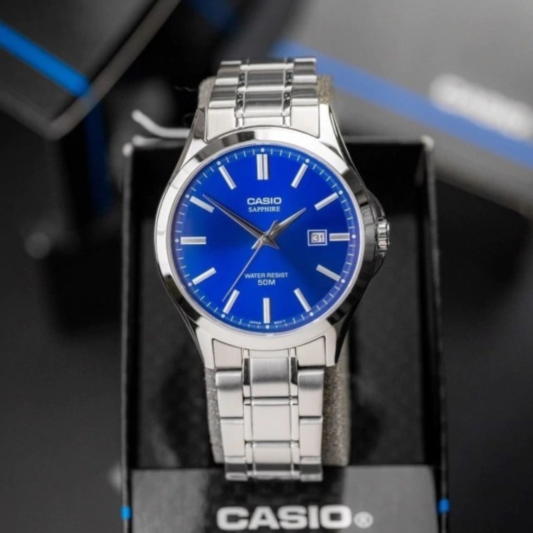 Reloj Casio l MTP-115 Cristal de záfiro l