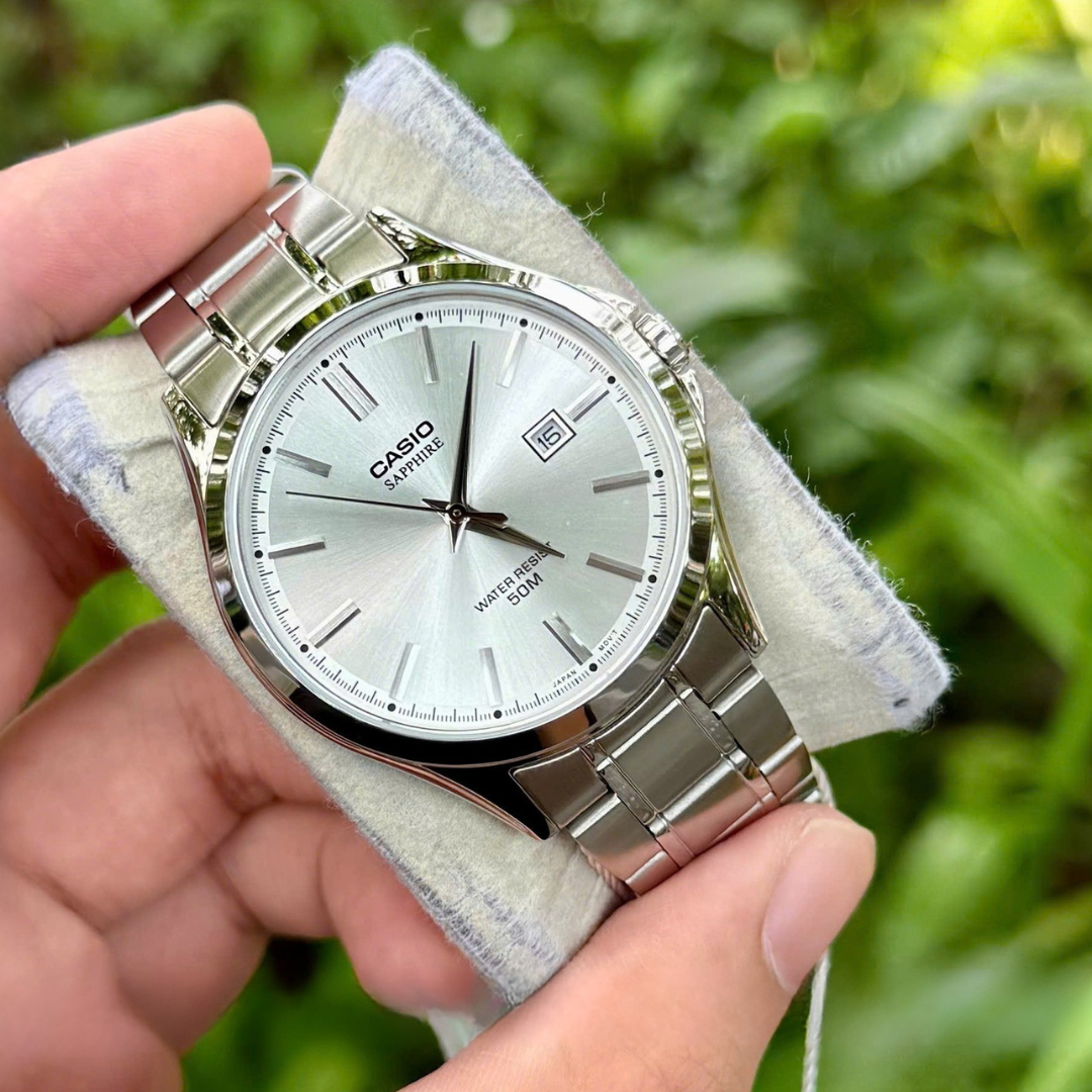 Reloj Casio l MTP-115 Cristal de záfiro l