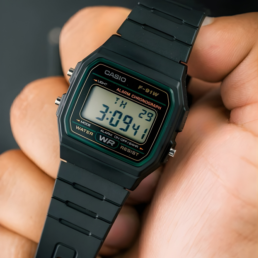 Reloj Casio F-91W Negro