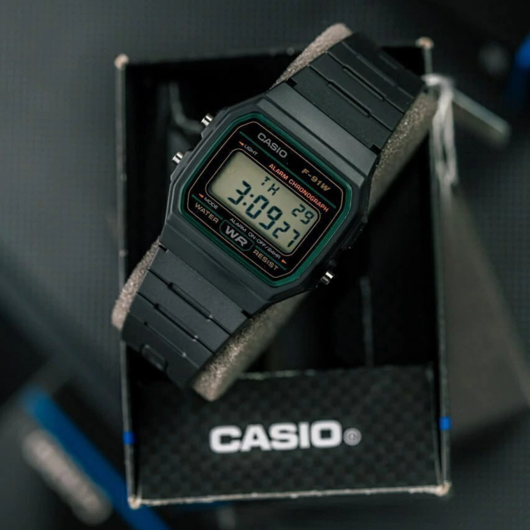 Reloj Casio F-91W Negro