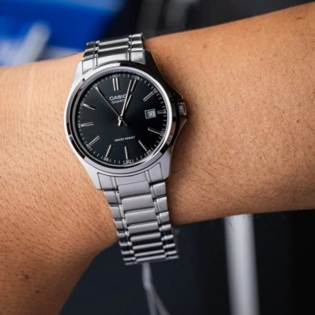 Set Relojes Casio Pareja l LTP-1183 + MTP-1183 l