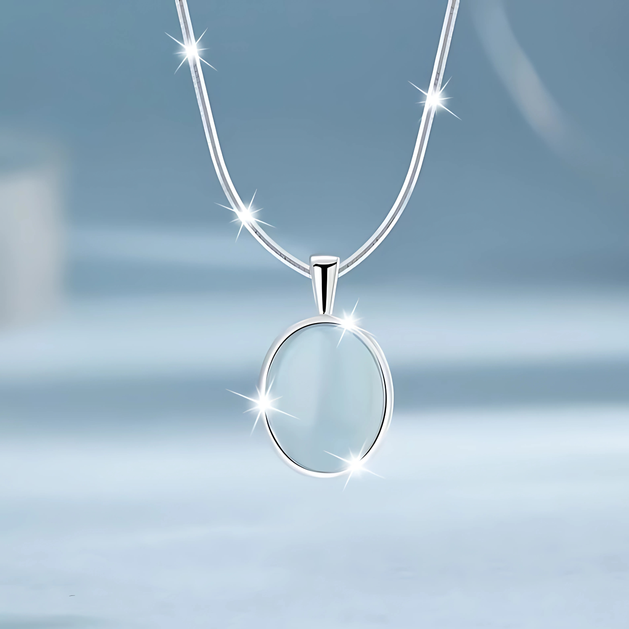 Collar cielo l Plata 925