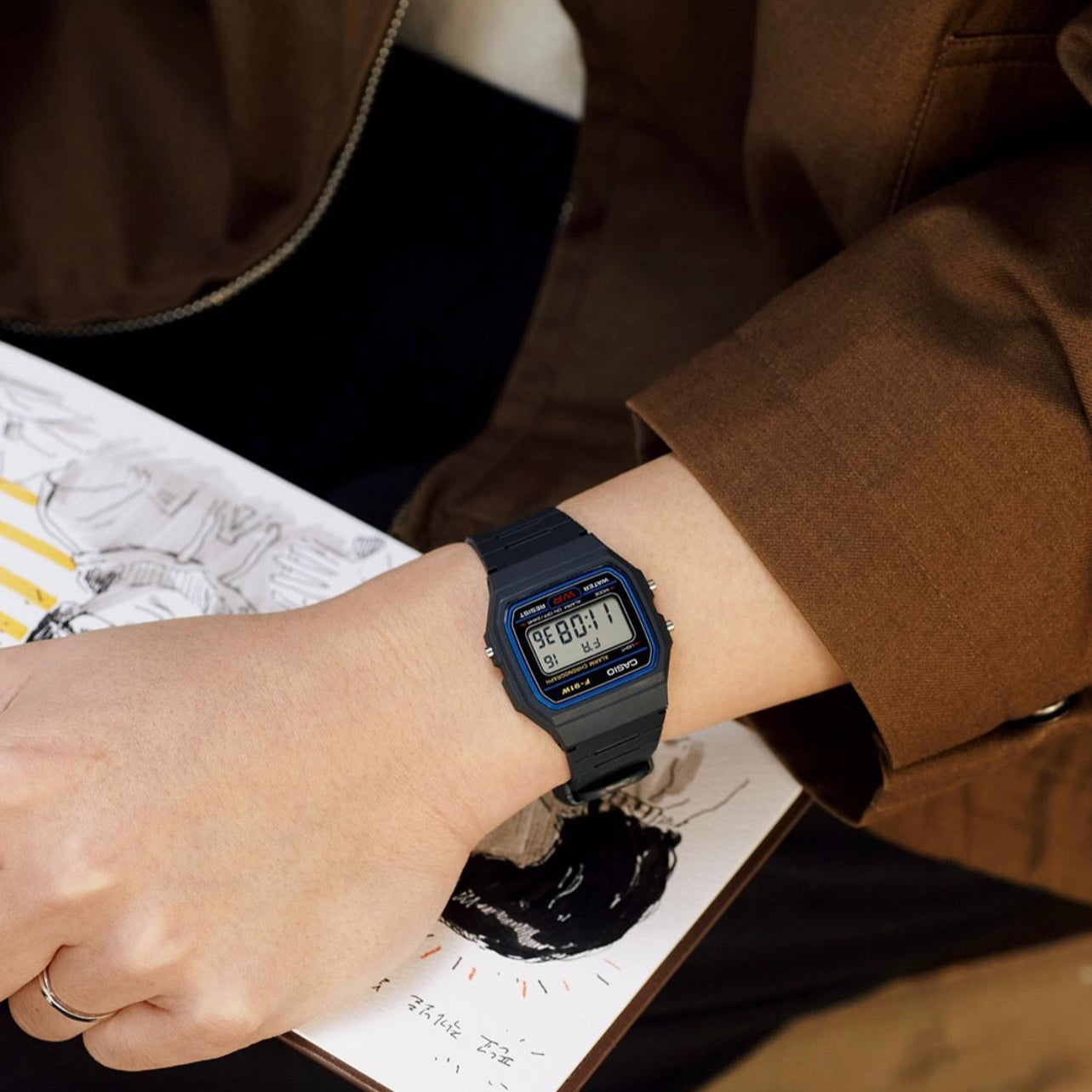 Reloj Casio I F-091 Negro I