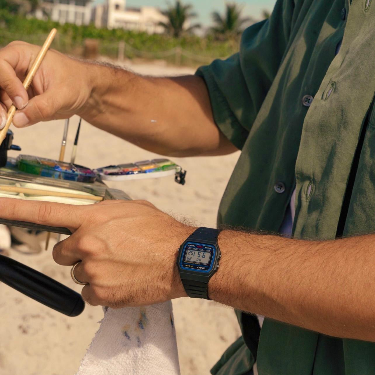 Reloj Casio I F-091 Negro I