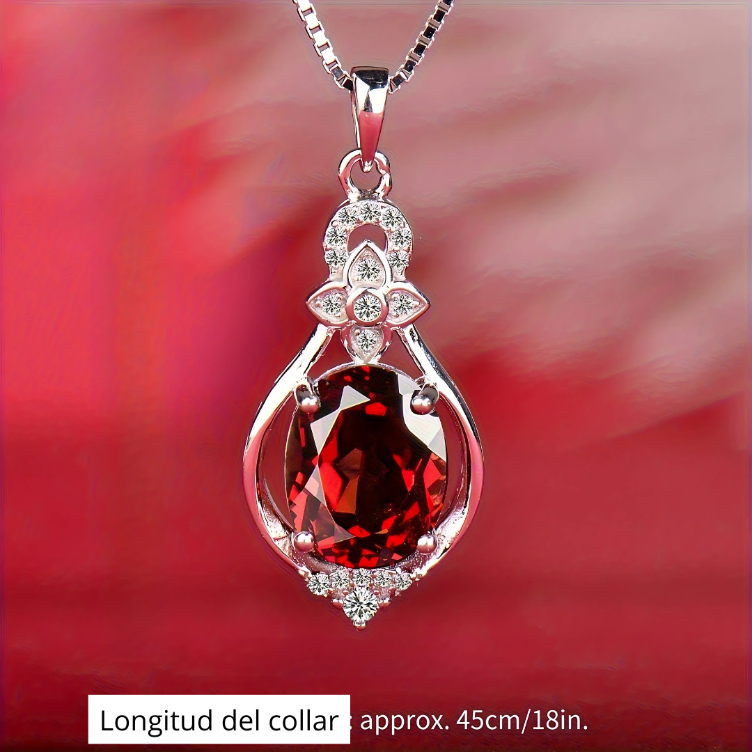 Collar Rubí l Plata 925