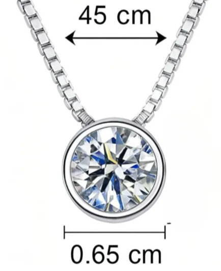 Collar Punto de luz S l Plata 925