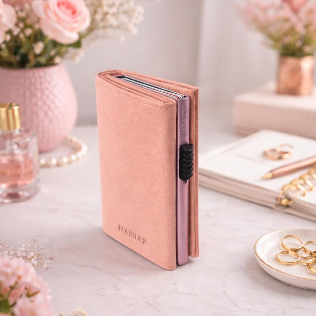 Billetera Anti hackeo l Sisitema RFID l Mecanismo Pop Up Tarjetas