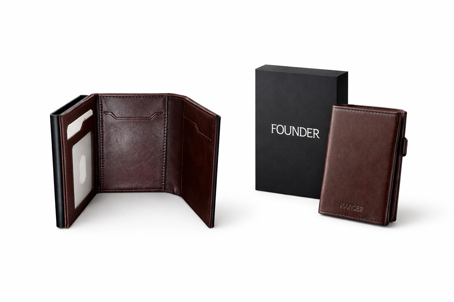 Billetera Anti hackeo l Sisitema RFID l Mecanismo Pop Up Tarjetas