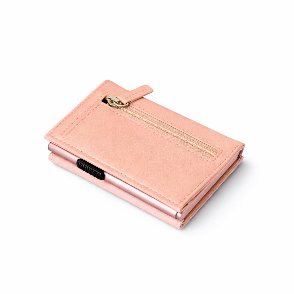 Billetera Anti hackeo l Sisitema RFID l Mecanismo Pop Up Tarjetas