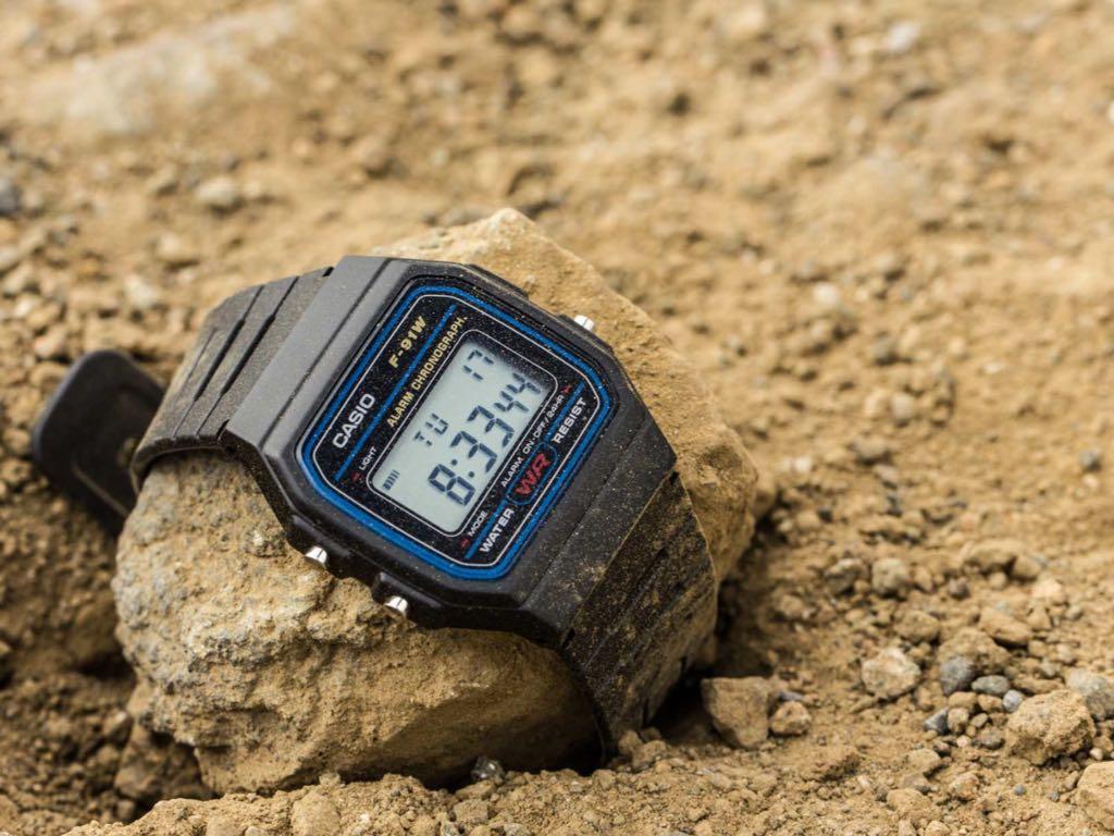 Reloj Casio F-91W Negro