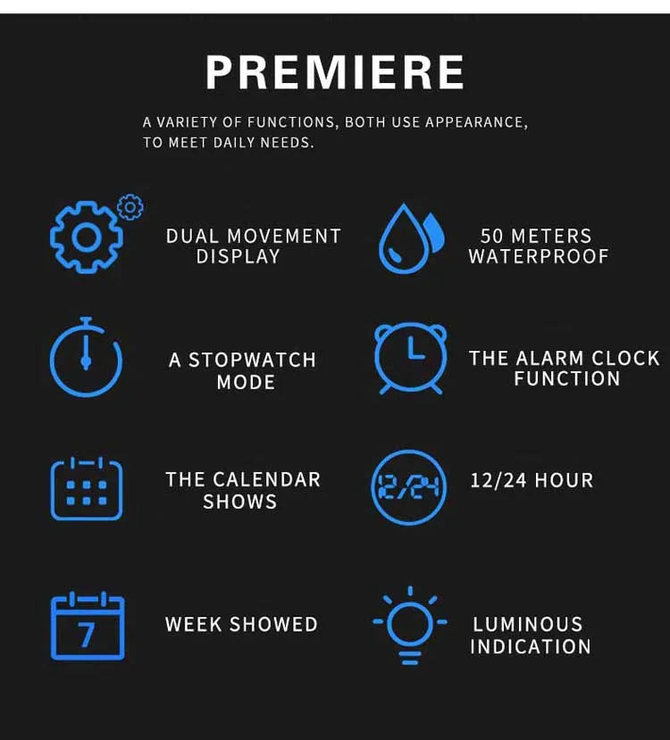 Reloj Smael -Strike Transparente