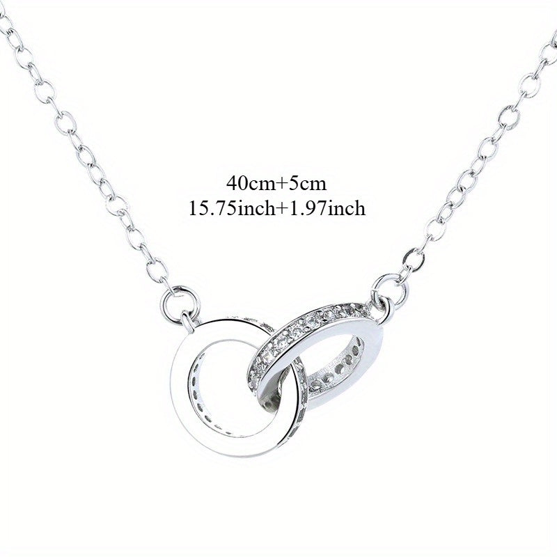 Collar Entrelazos l Plata 925