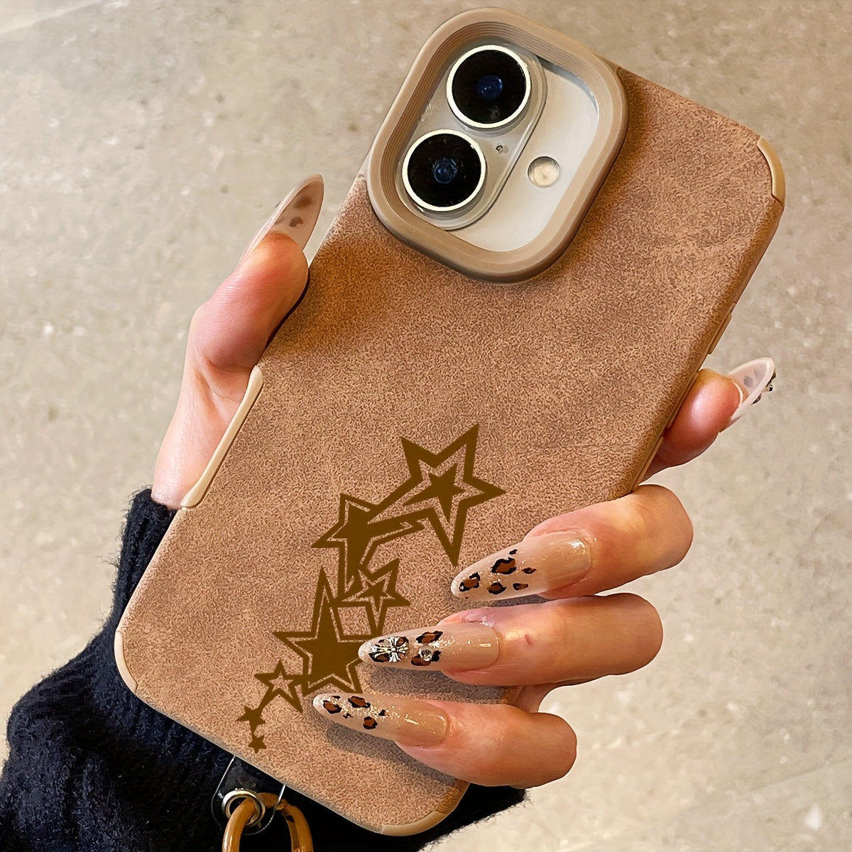 Case Iphone | Eco Cuero | Con cordón