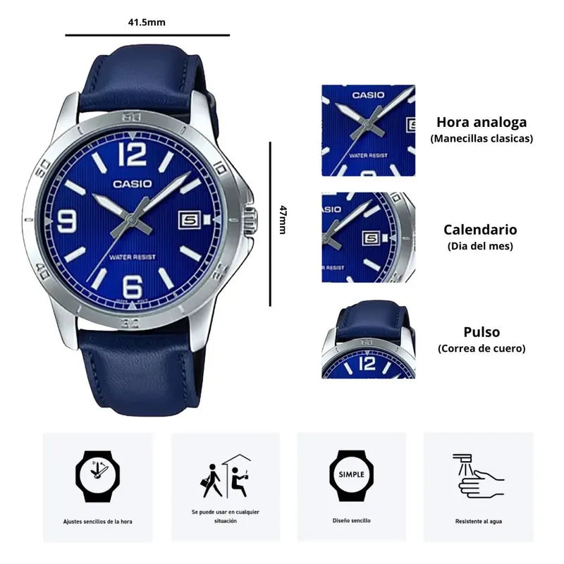 Relojs Casio l MTP-V004L-1B2 l