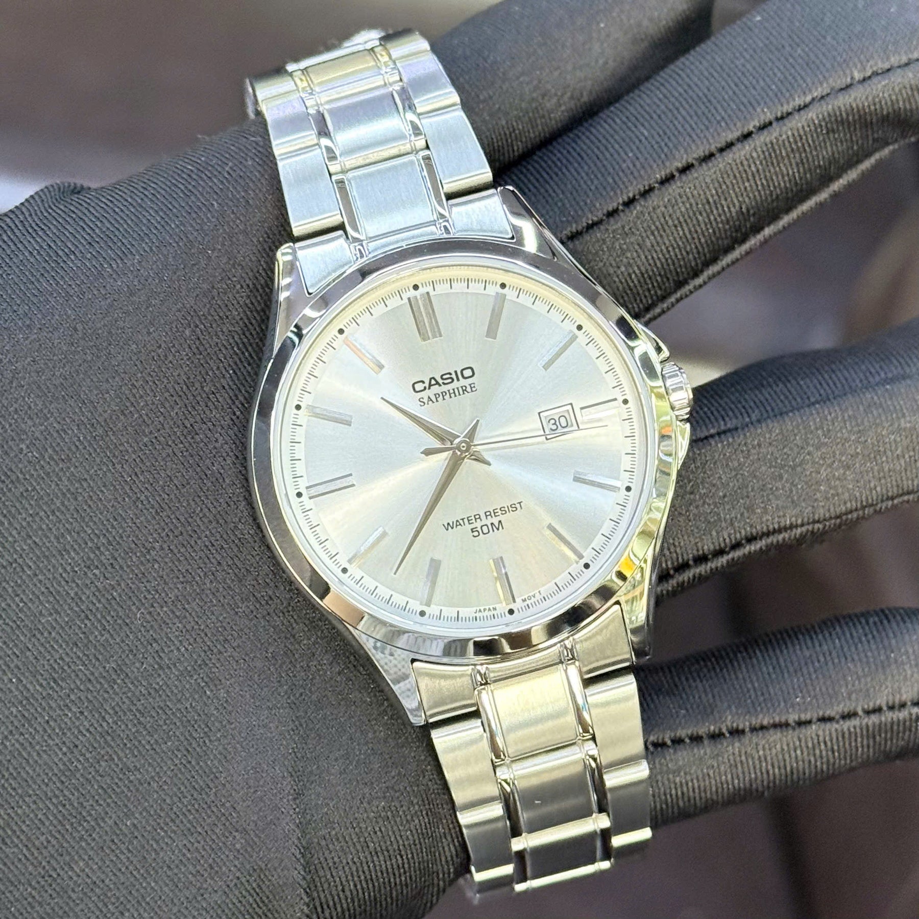 Reloj Casio l MTP-115 Cristal de záfiro l