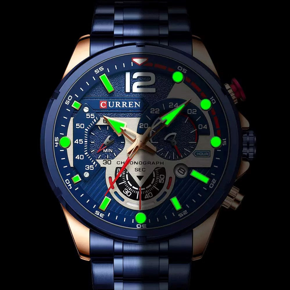 Reloj Curren- Leon Azul