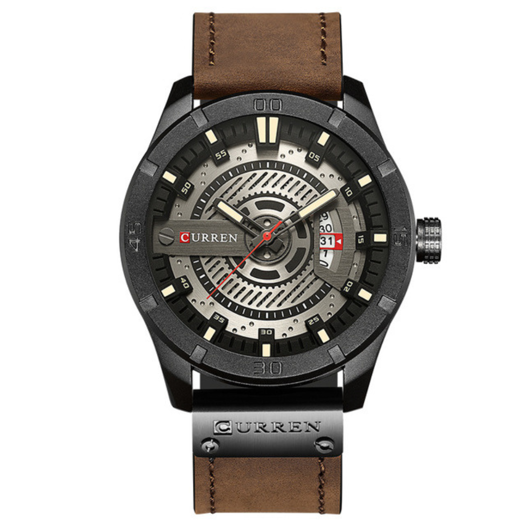 Reloj Curren-Amus Marrón oscuro