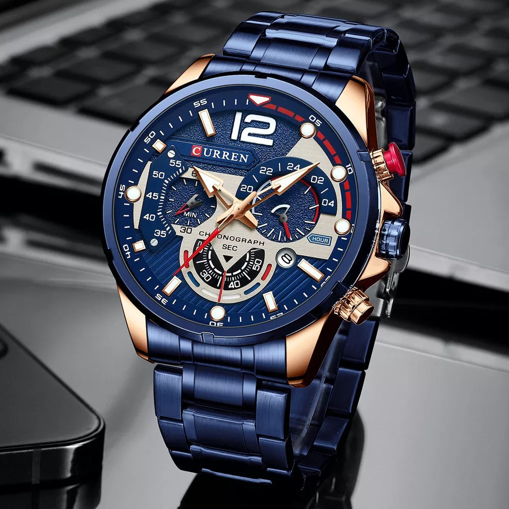Reloj Curren- Leon Azul