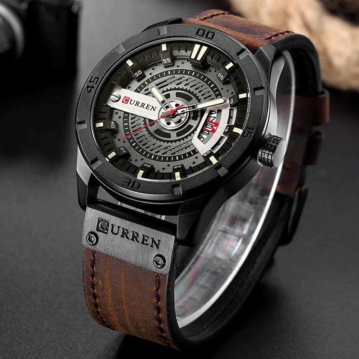 Reloj Curren-Amus Marrón oscuro