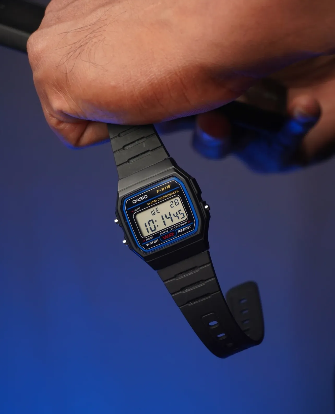 Reloj Casio F-91W Negro
