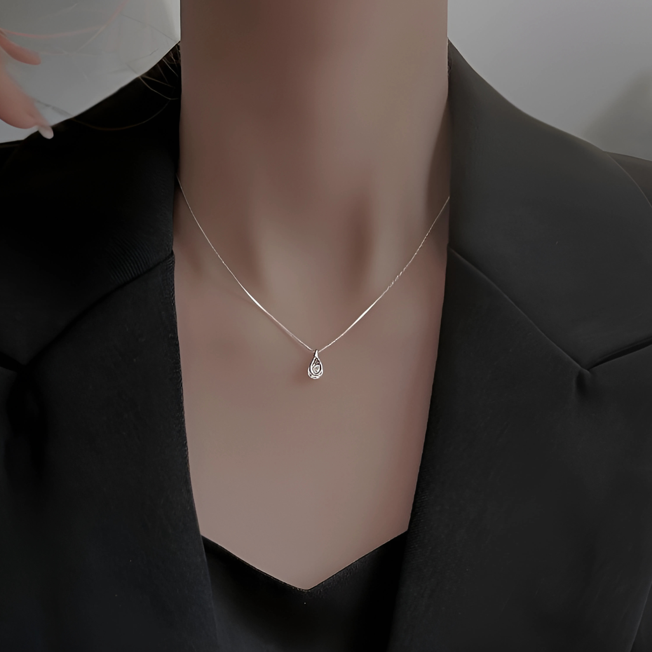 Collar Aqua l Plata 925