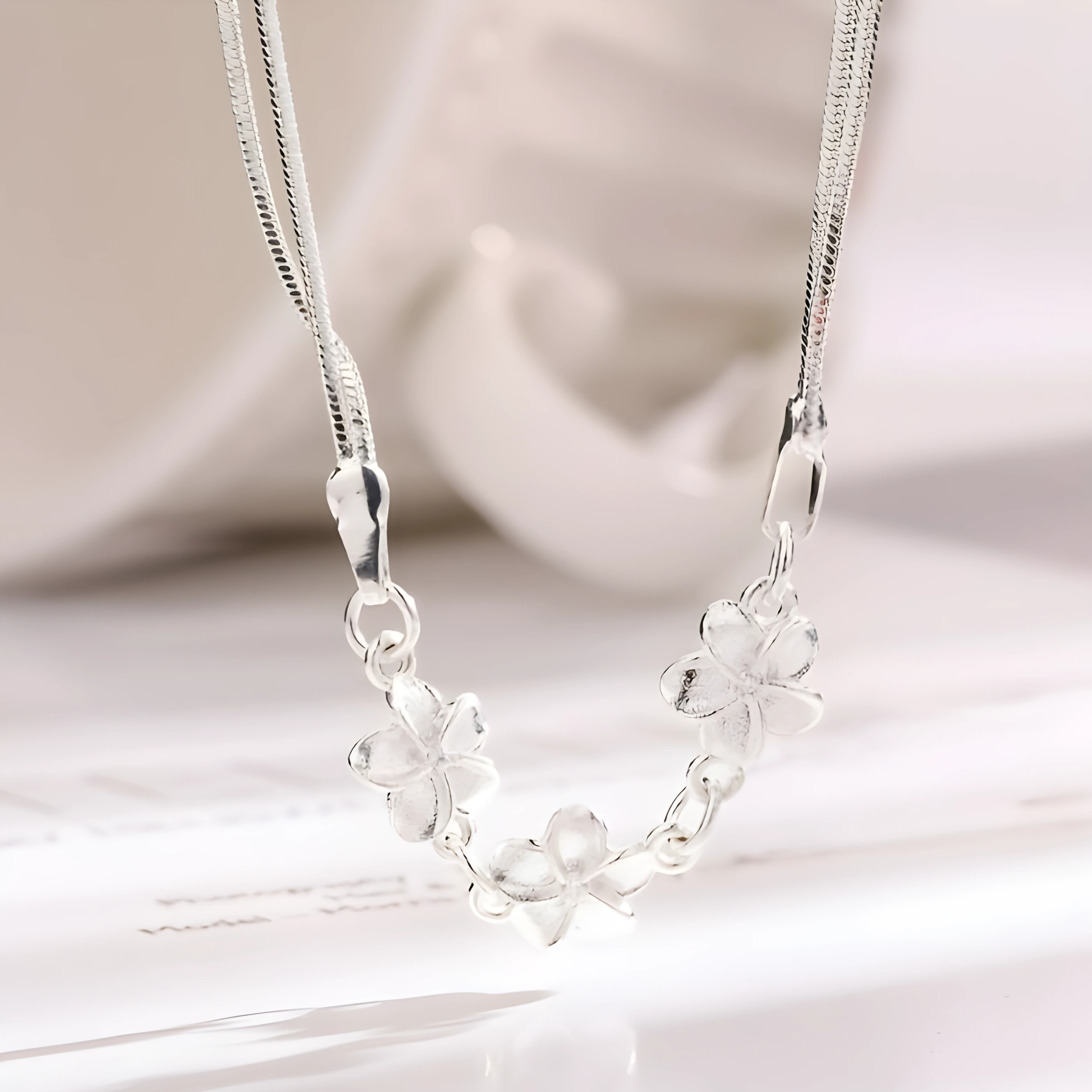 Collar doble l Plata 925