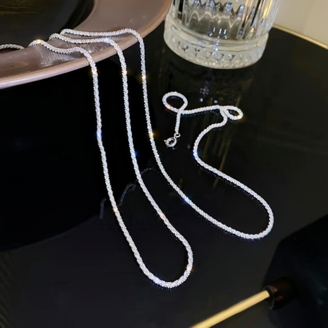 Cadena simple brillosa l Plata 925