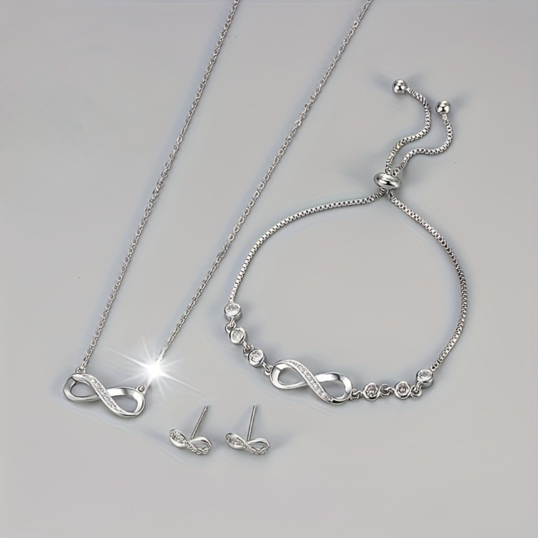 Set de Joyas Infinito  l Plata 925