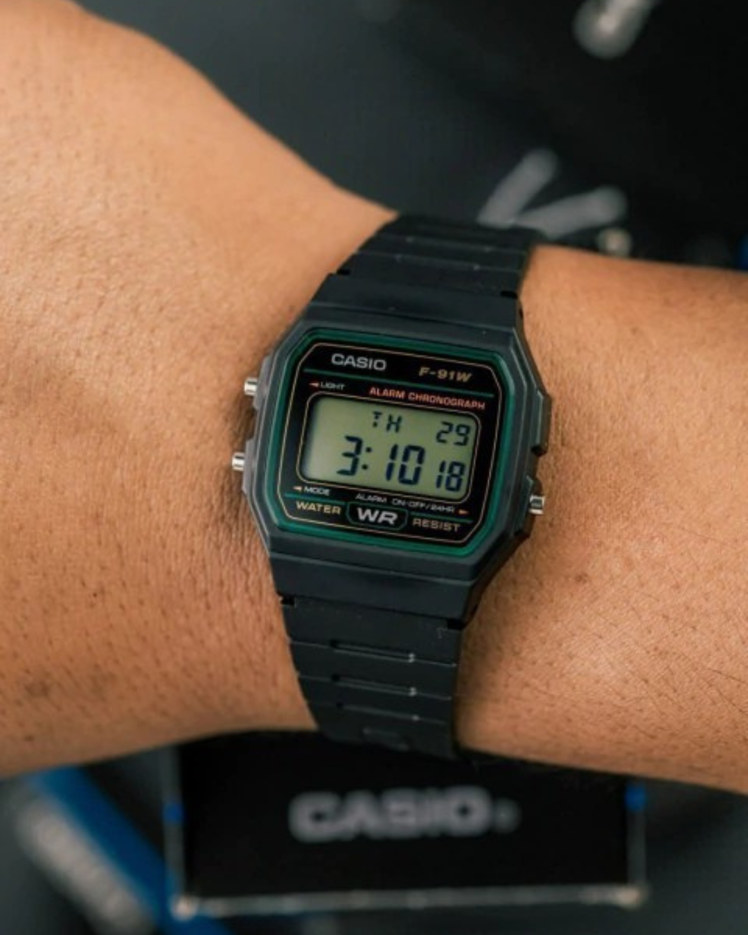 Reloj Casio F-91W Negro