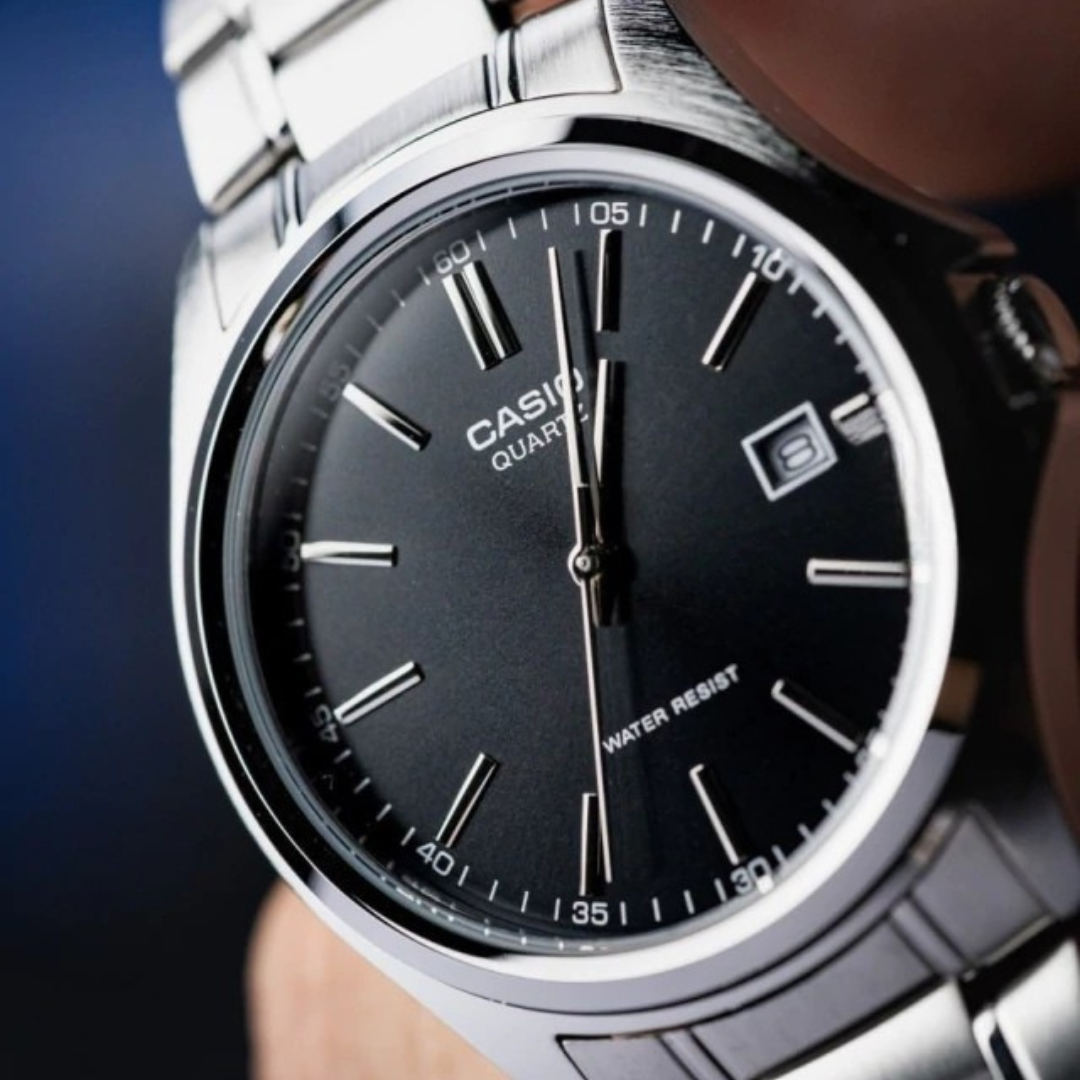 Set Relojes Casio Pareja l LTP-1183 + MTP-1183 l