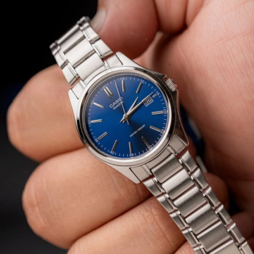 Set Relojes Casio Pareja l LTP-1183 + MTP-1183 l