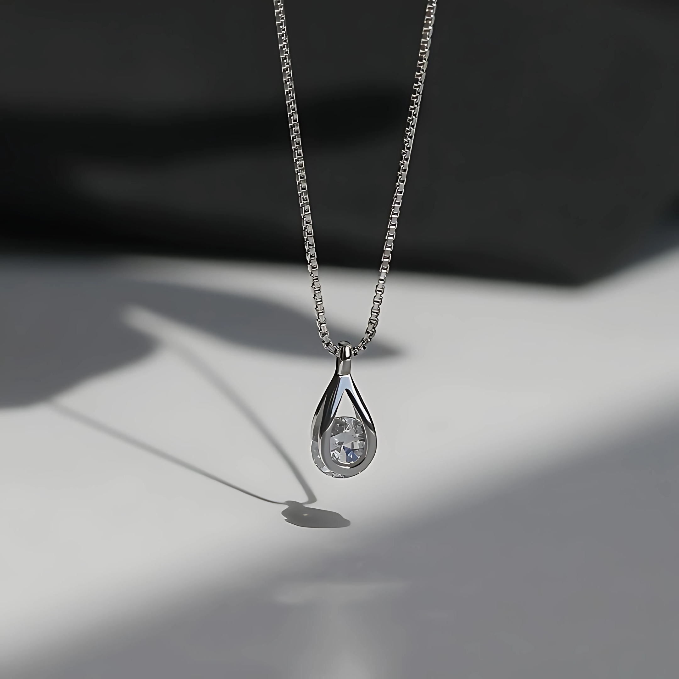 Collar Aqua l Plata 925