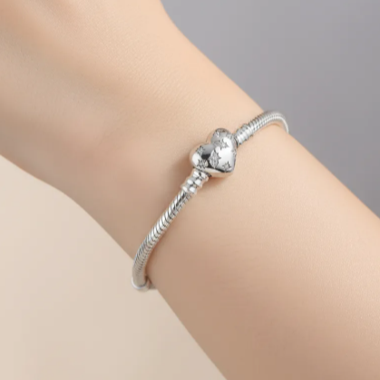 Pulsera Pretty estilo Pandora l Plata 925 l Europea para Charms