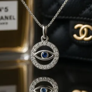 Collar Ojo Turco l Plata 925