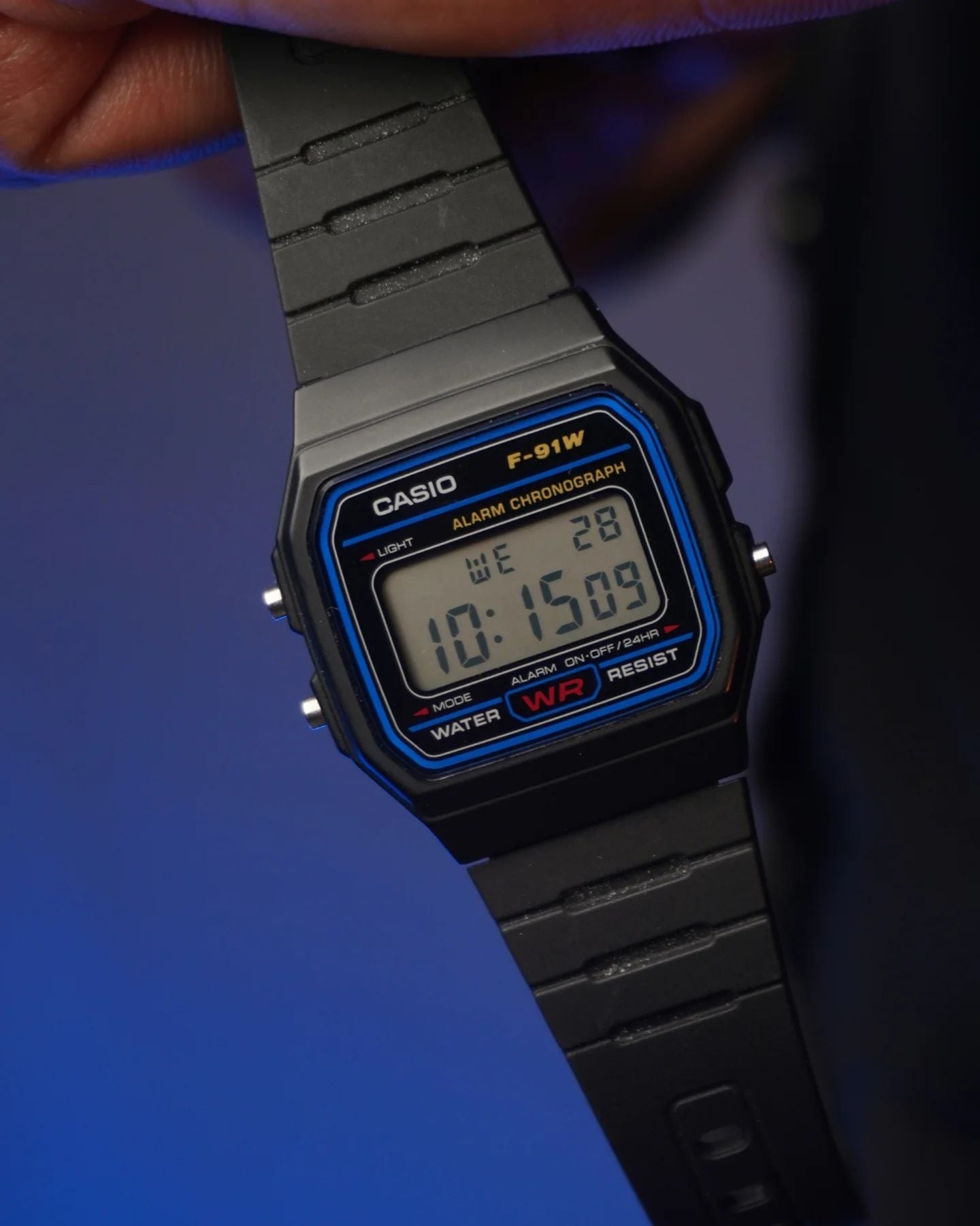 Reloj Casio F-91W Negro